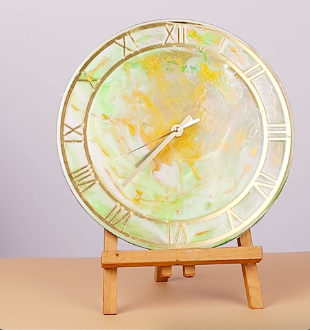 Resin wall clock